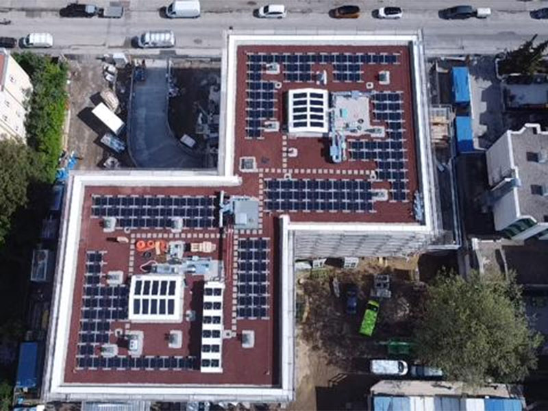 60 kWp Flachdachanlage Wien – Blindenwohlfahrt